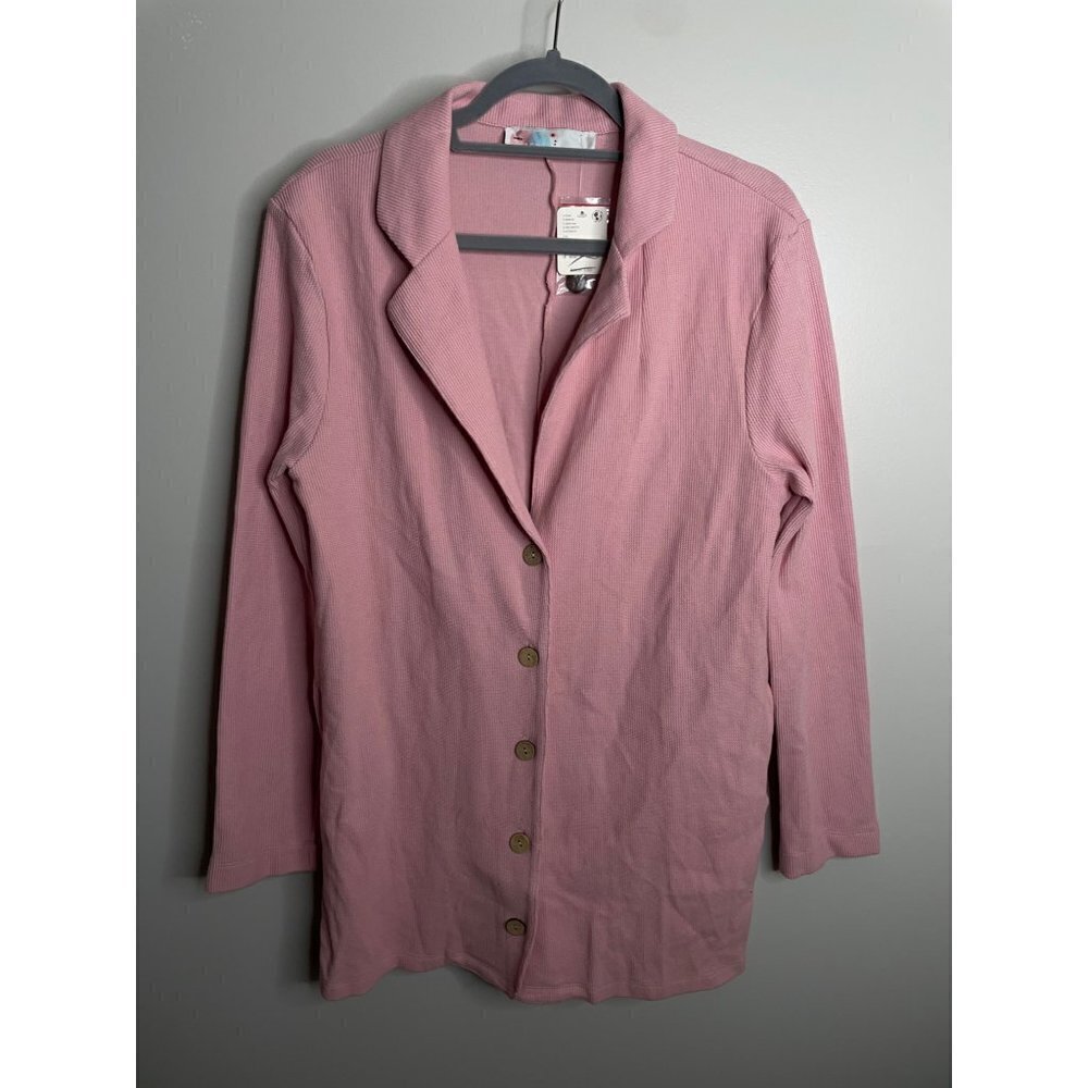 Free People PP Beach Lizzie Blazer Pink Romper One Piece Dress Size S NWT - Picture 5 of 9